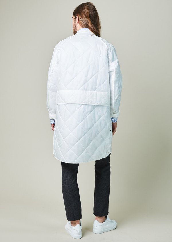 OAMC Quilted Squad Coat - OFF WHITE OAMC Quilted Squad Coat - OFF WHITE