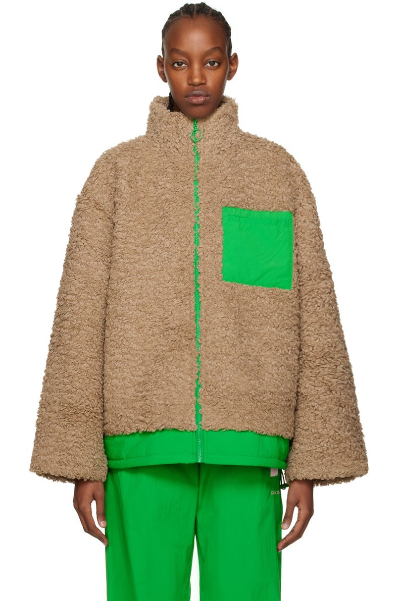 【新品未使用】Acka. fringe loose jacket 完売品 A peek at SPRING/SUMMER 2025 The Fringe Nylon Flight Jacket Re