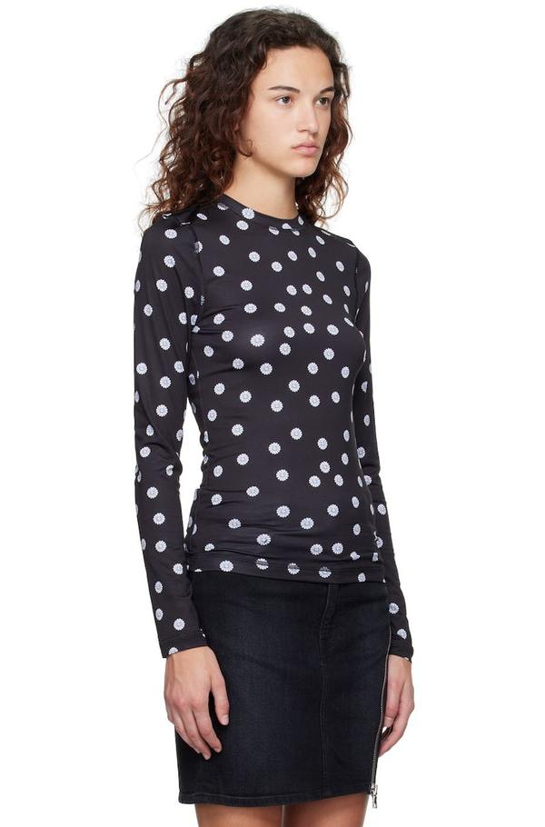 Stine Goya Juno Long Sleeve T-Shirt - Black | Garmentory