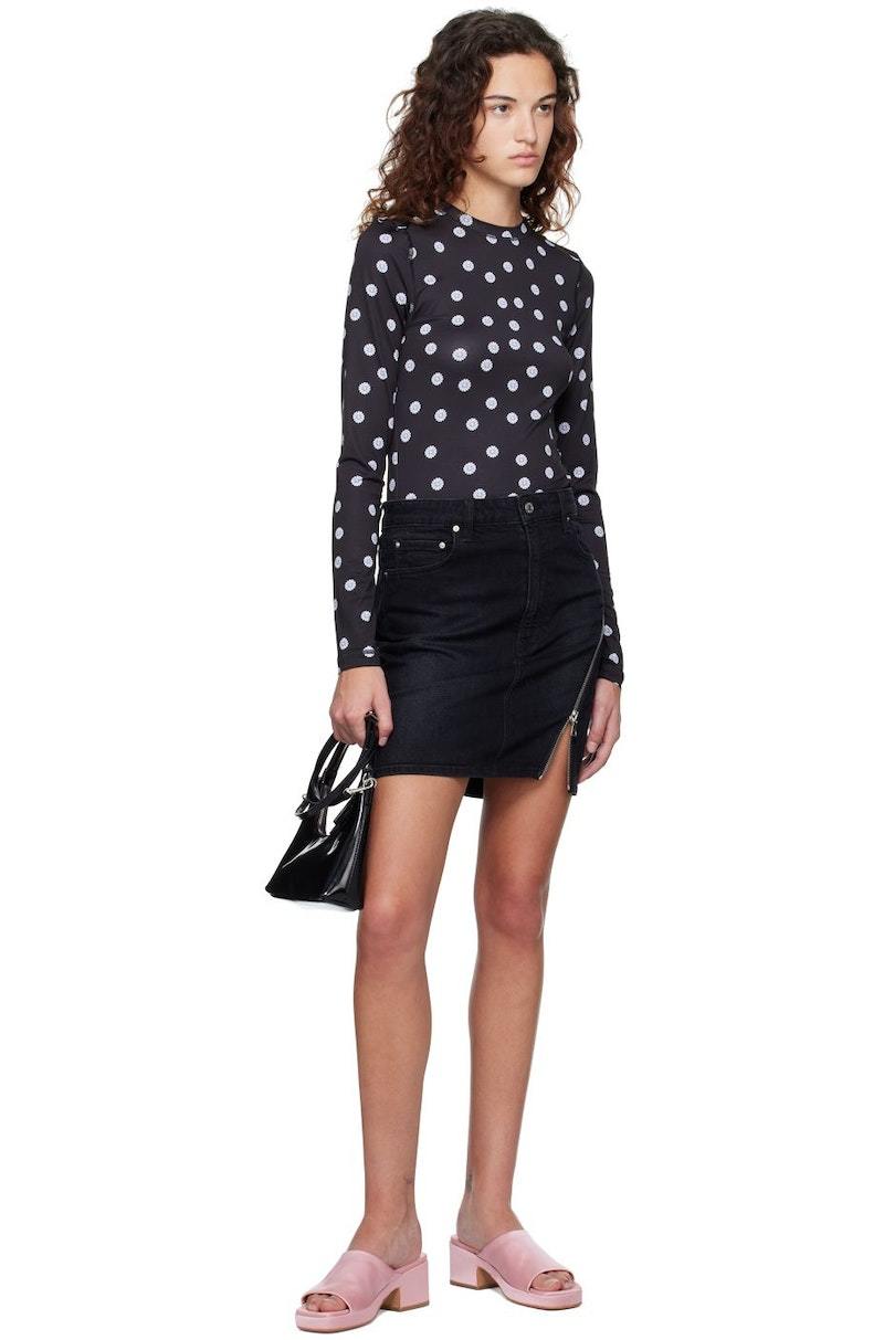Stine Goya Juno Long Sleeve T-Shirt - Black | Garmentory