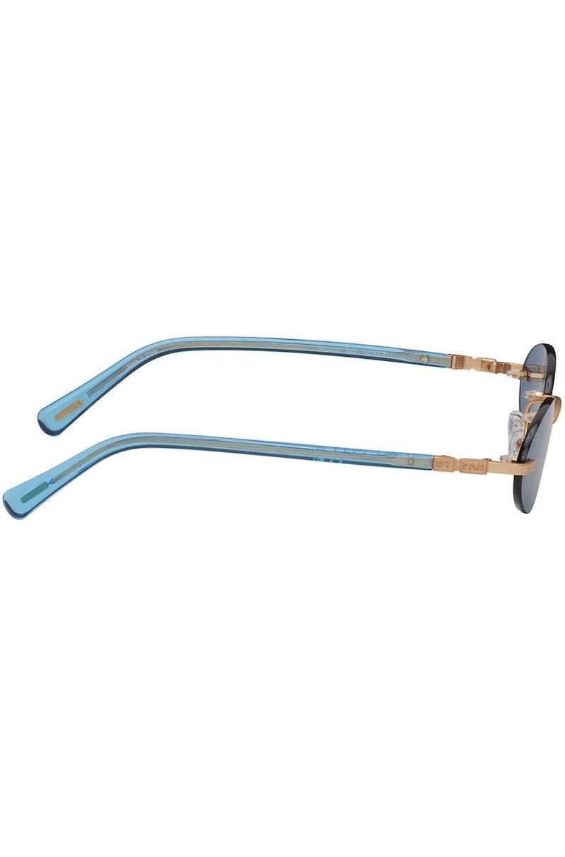 サングラス by FAR Sunglasses Texas Matt - By Far - l - Silver tone By Far Texas Matt - Metal - Silver Tone | THE LIST