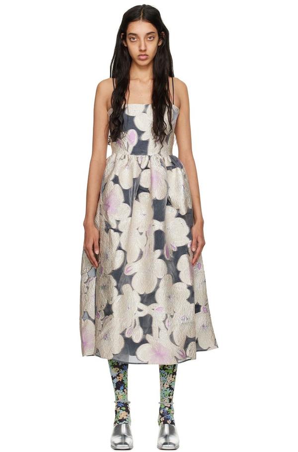 stine goya pink jasmine dress Stine Goya Anny Midi Dress