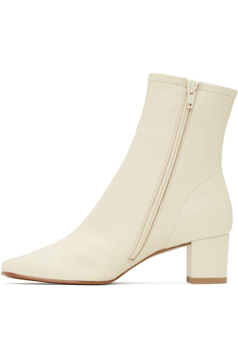 BY FAR Sofia Ankle Boots - WH White