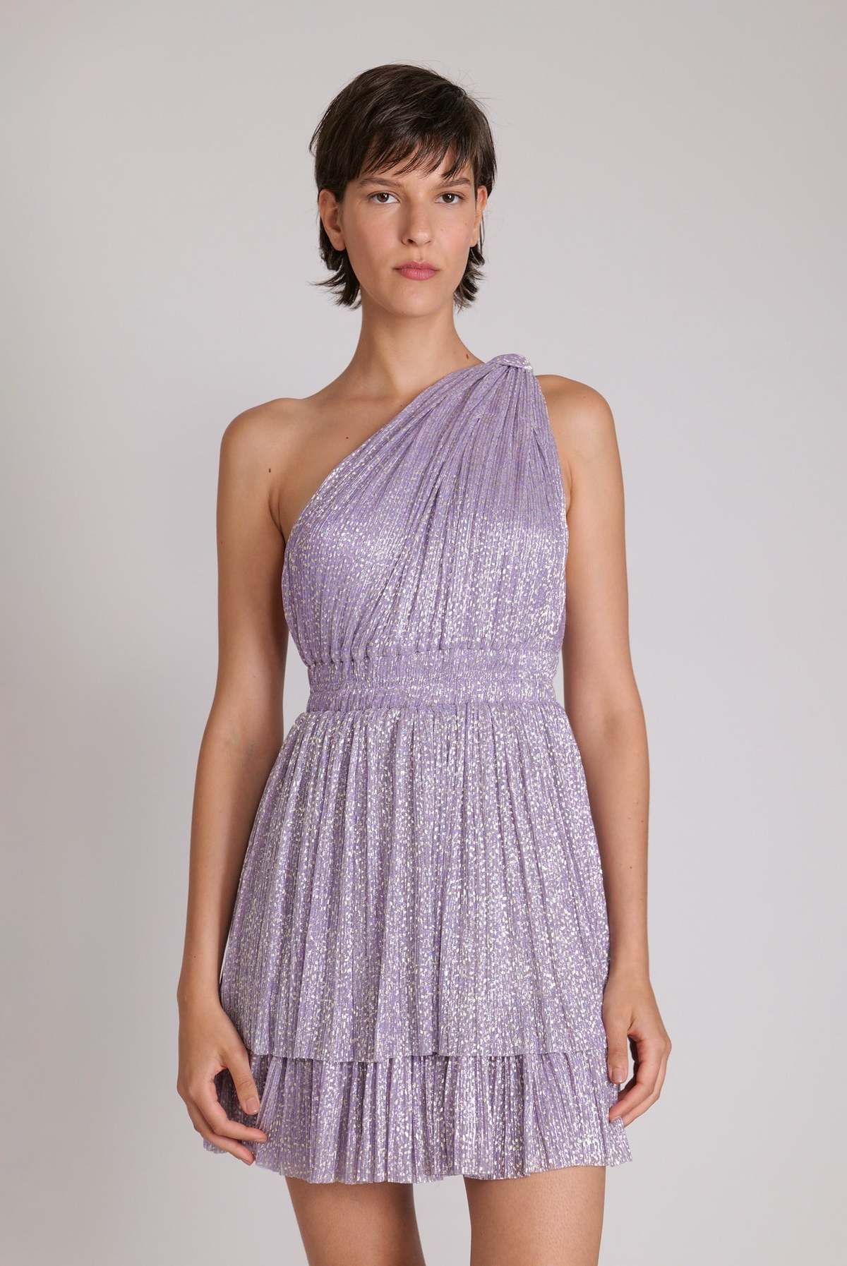 knee length dresses for ladies CROCHET MINI DRESS