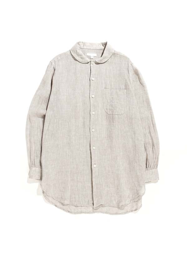 Engineered Garments Rounded Collar Shirt - Natural Handkerchief