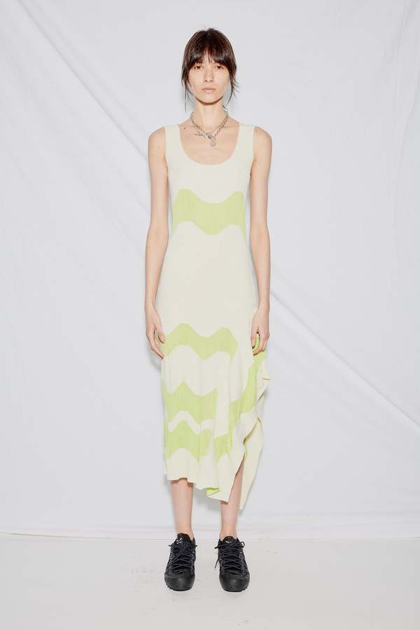 ph5 green dress IRIS MAXI TANK DRESS– PH5
