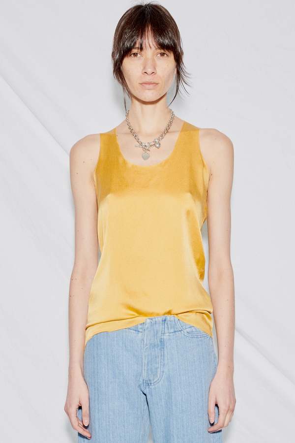 トップス gabriela coll garments sleeveless blouse Sleeveless T-Shirt by Gabriela Coll Garments- La Garçonne