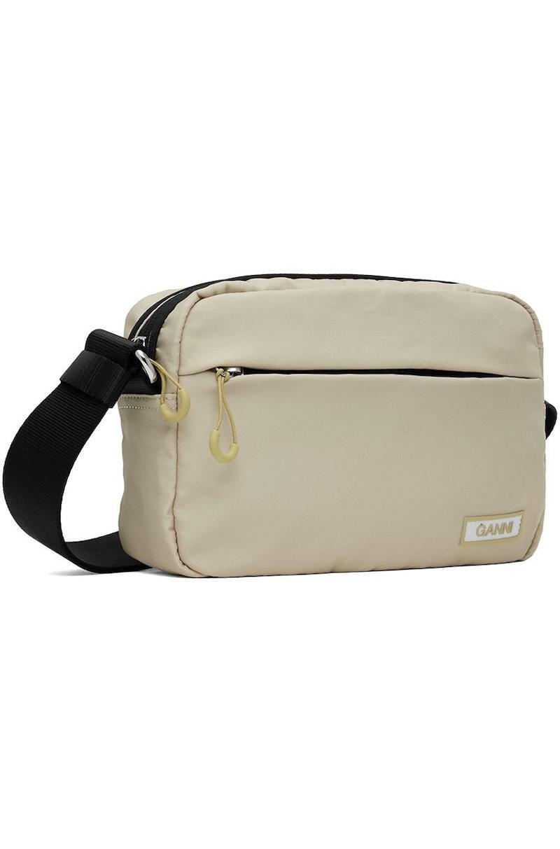 GANNI Tech Festival Bag - Pale Khaki | Garmentory