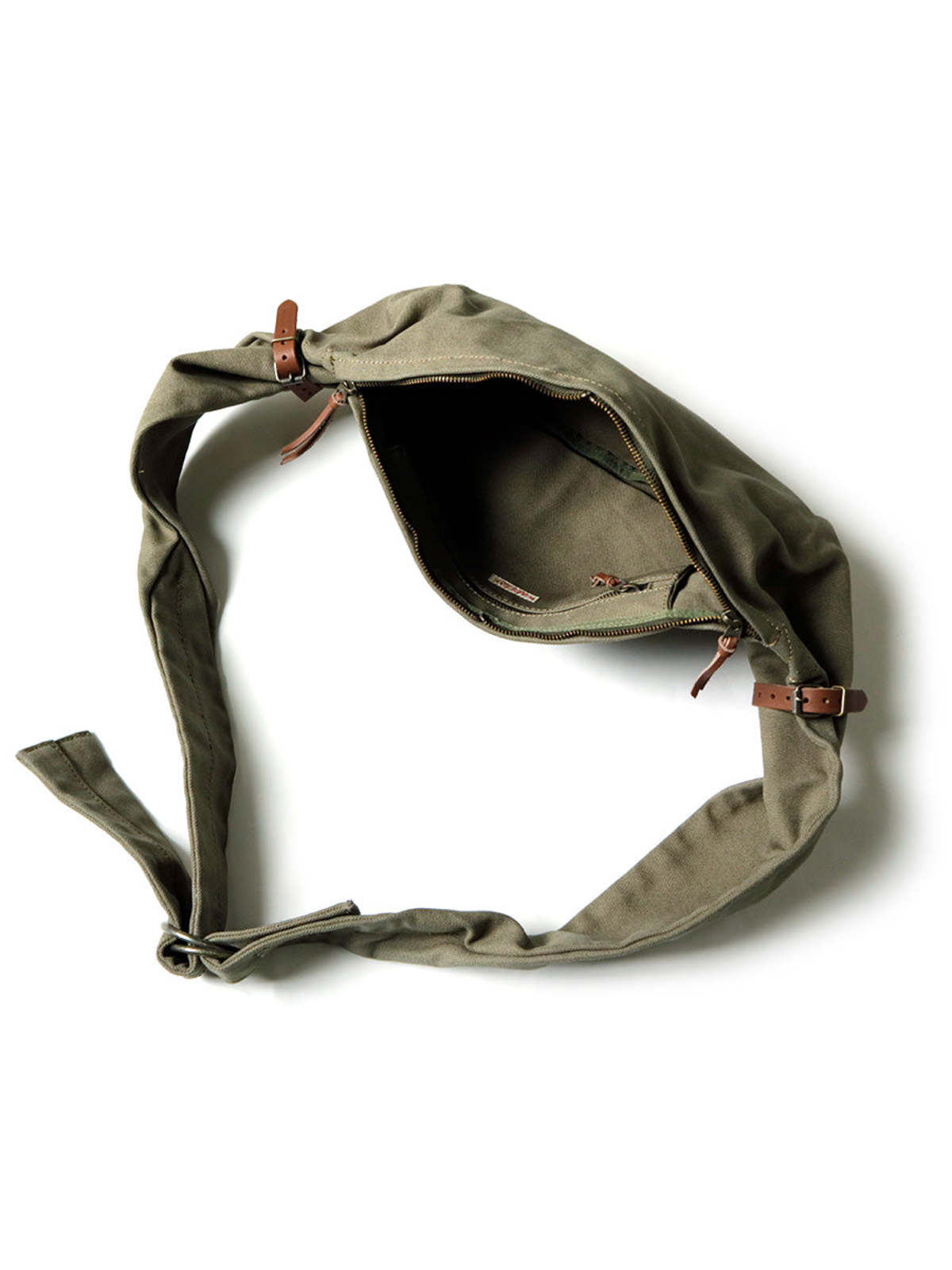 Kapital No. 6 Canvas Little Snufkin Bag - Camel | Garmentory