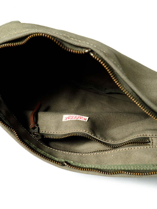Kapital No. 6 Canvas Little Snufkin Bag - Camel | Garmentory
