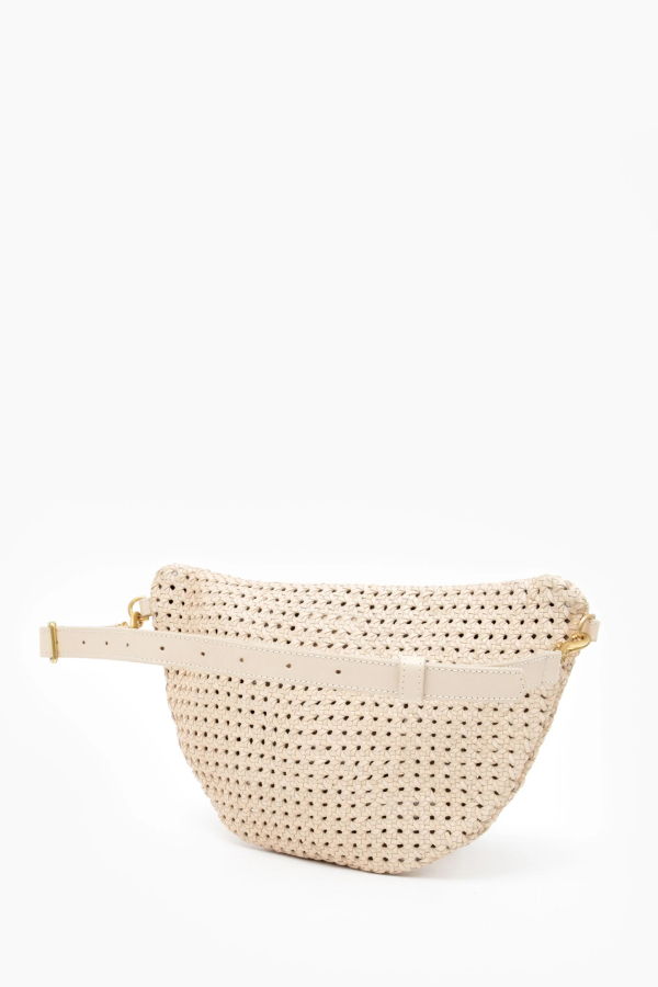 Clare V. Grande Fanny - Cream Rattan