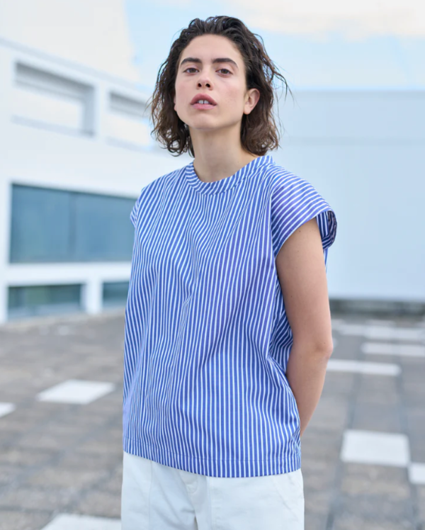 Girls of Dust Gardener Top in Mayfair Poplin Cotton