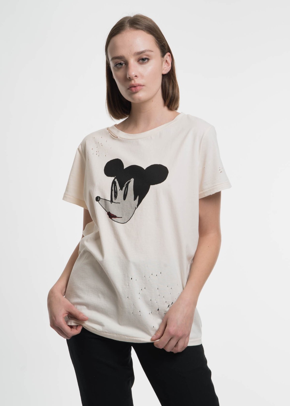 Garcons Infideles Mickey T-Shirt - White | Garmentory