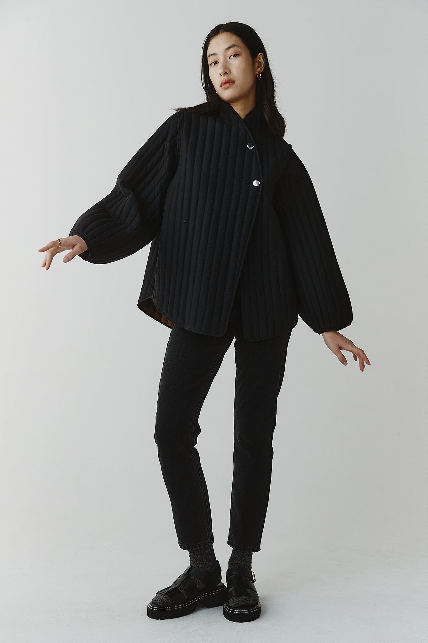 最終お値下げ！　MARNO Ellen Jacket 　Black　マーノ MARNO