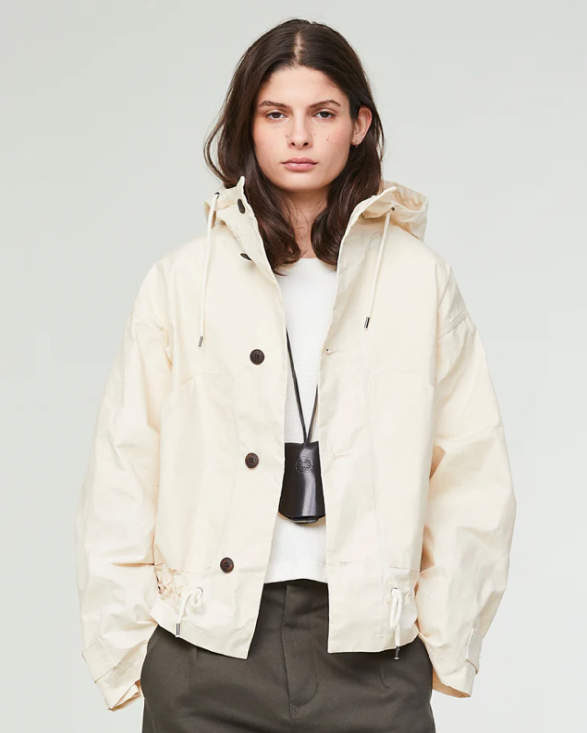 Girls of Dust  Nuclear Rain Jacket - Natural Dry Wax Cotton - Image 1 of 6