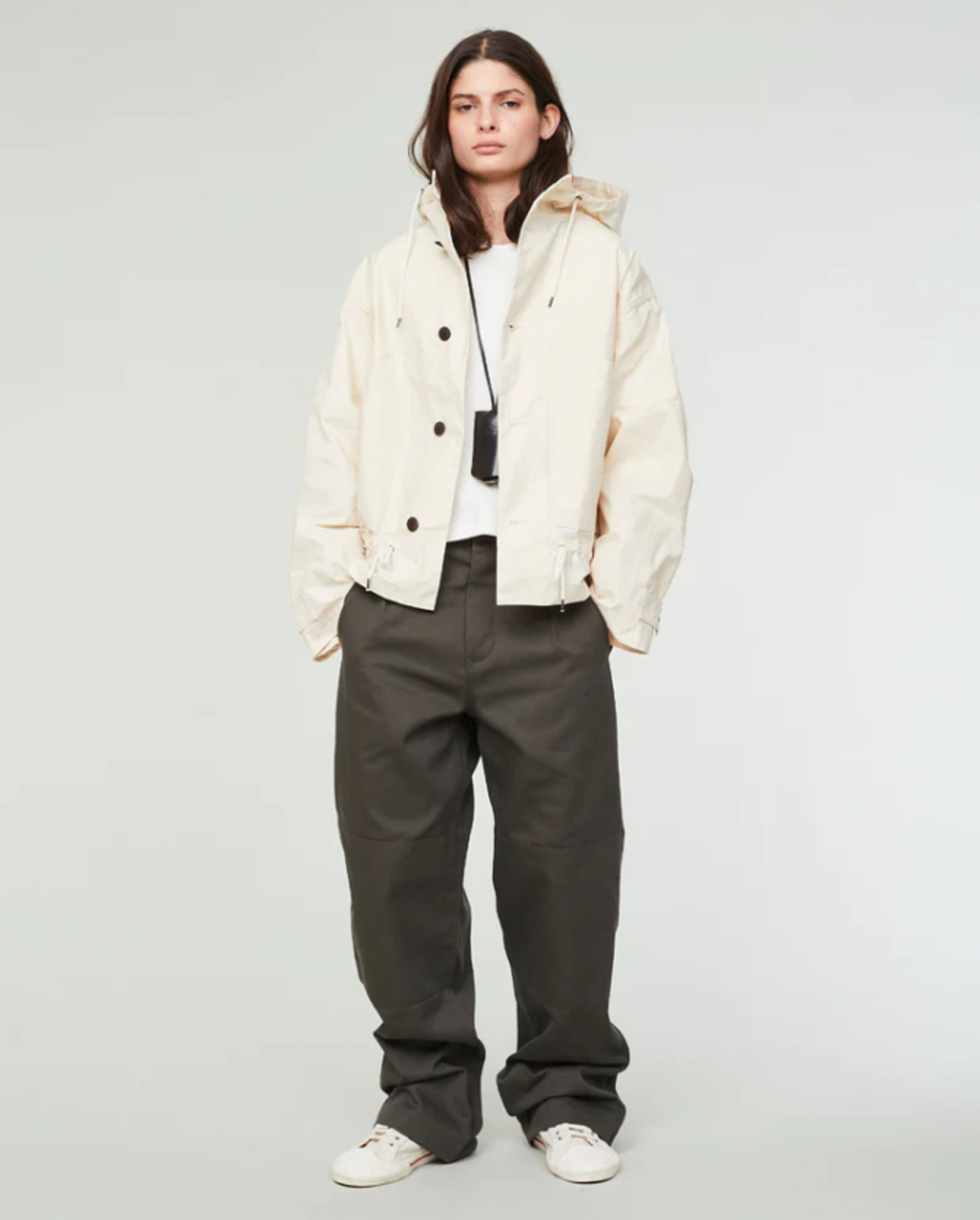 Girls of Dust  Nuclear Rain Jacket - Natural Dry Wax Cotton - Image 2 of 6