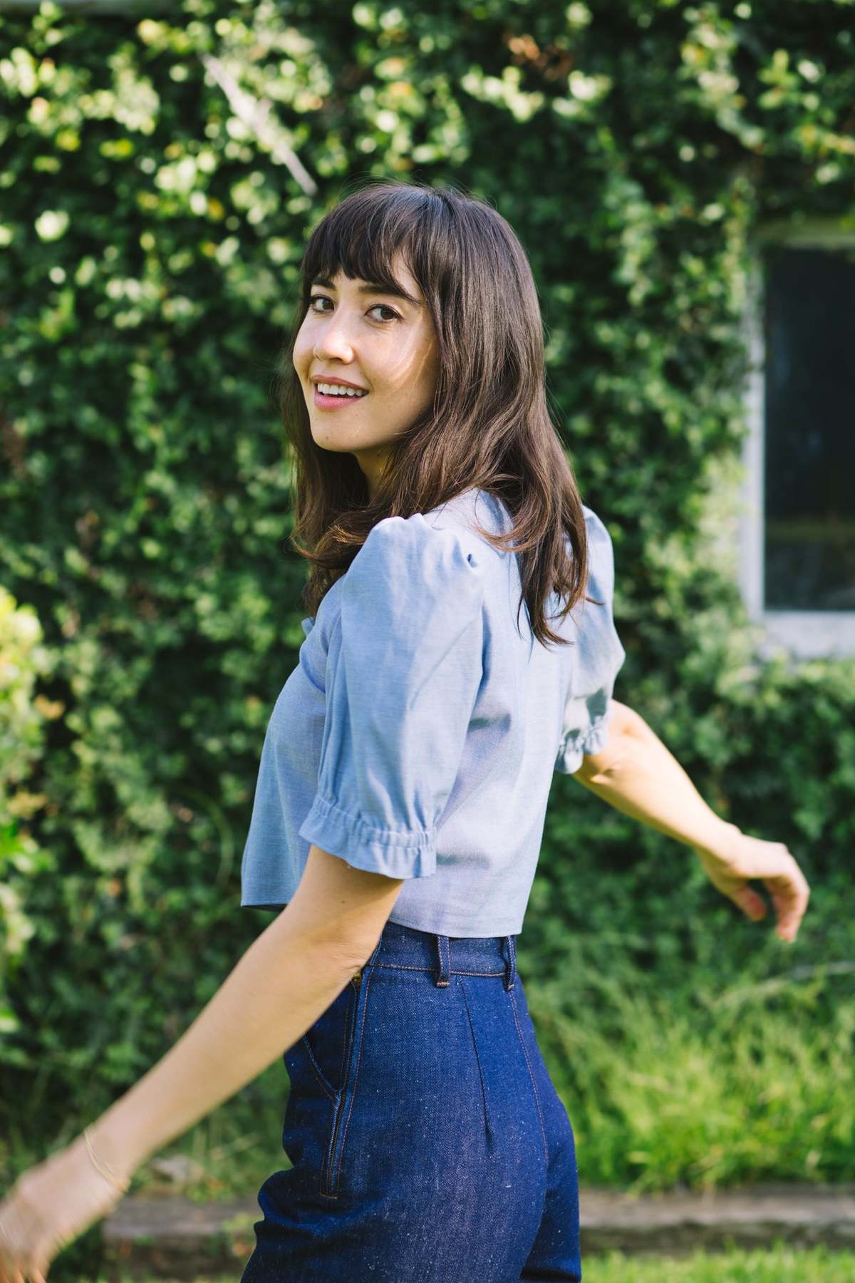 Myrtle Cindy Blouse - Chambray - Image 4 of 12
