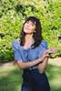 Myrtle Cindy Blouse - Chambray - Thumbnail 5