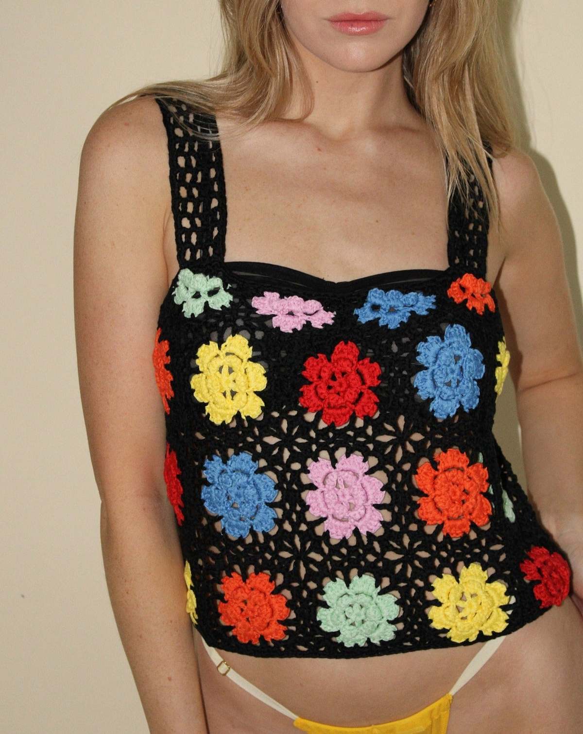 Dear Neighbor Crochet Flower Tank Garmentory