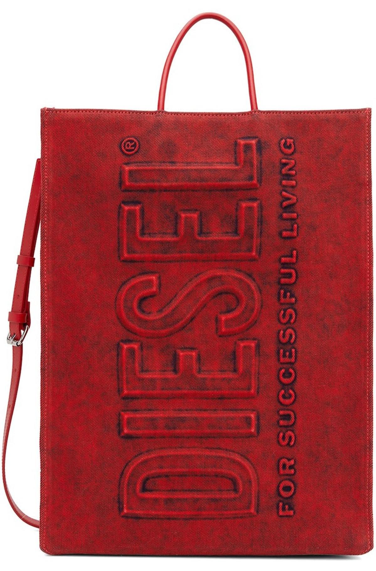 Diesel DSL 3D Tote - Red | Garmentory