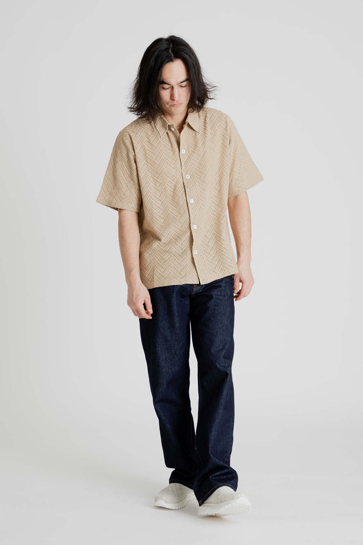 Sunflower Spacey SS Shirt - Khaki | Garmentory