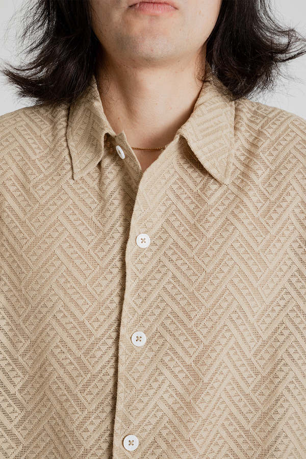 Sunflower Spacey SS Shirt - Khaki | Garmentory
