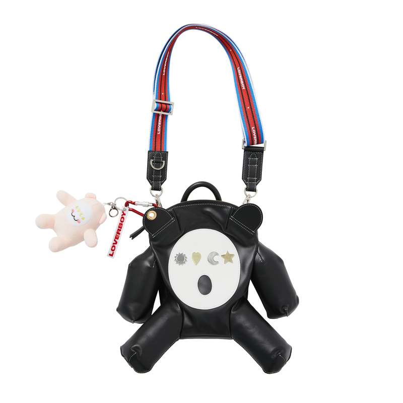 Charles Jeffrey LEATHER GROMLIN BAG - BLACK | Garmentory