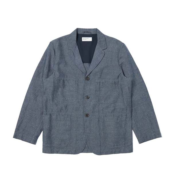 Universal Works Lord Cotton / Linen Five Pocket Jacket - Grey Universal Works Lord Cotton / Linen Five Pocket Jacket - Grey