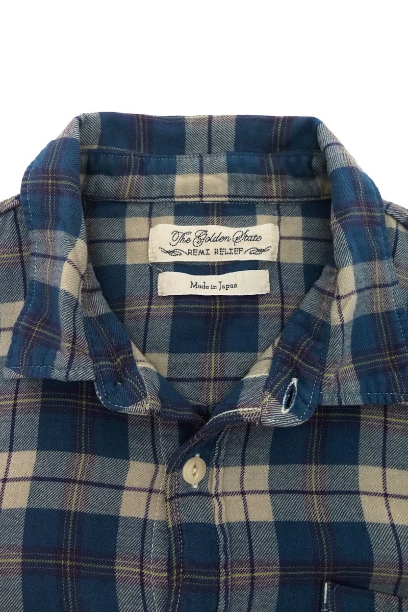 トップス REMI RELIEF Rayon Check Shirts REMI RELIEF（レミレリーフ）の「REMI RELIEF / 別注 Rayon