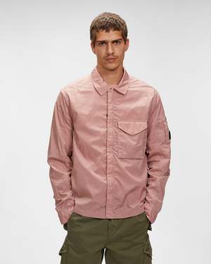 CP Company Chrome R Overshirt - Mauve | Garmentory