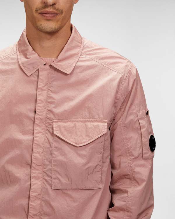 CP COMPANY CHROME-R Shirts Jacket ピンク CP Company Chrome R Overshirt - Mauve | Garmentory