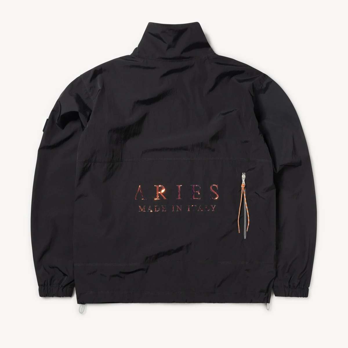 Aries Arise Classic Windcheater Jacket - Black | Garmentory
