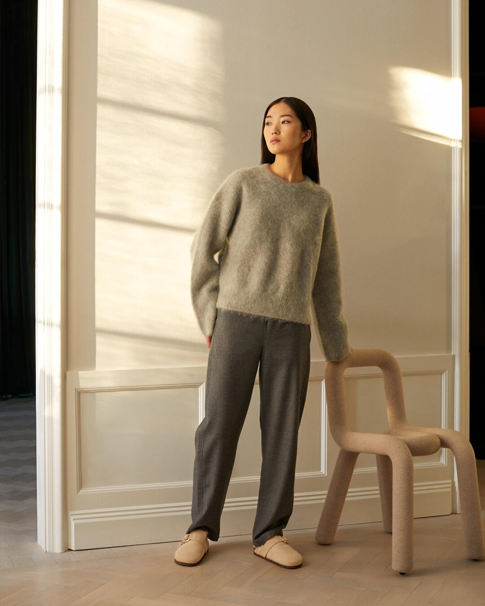 Shearling Clog, String main image 1