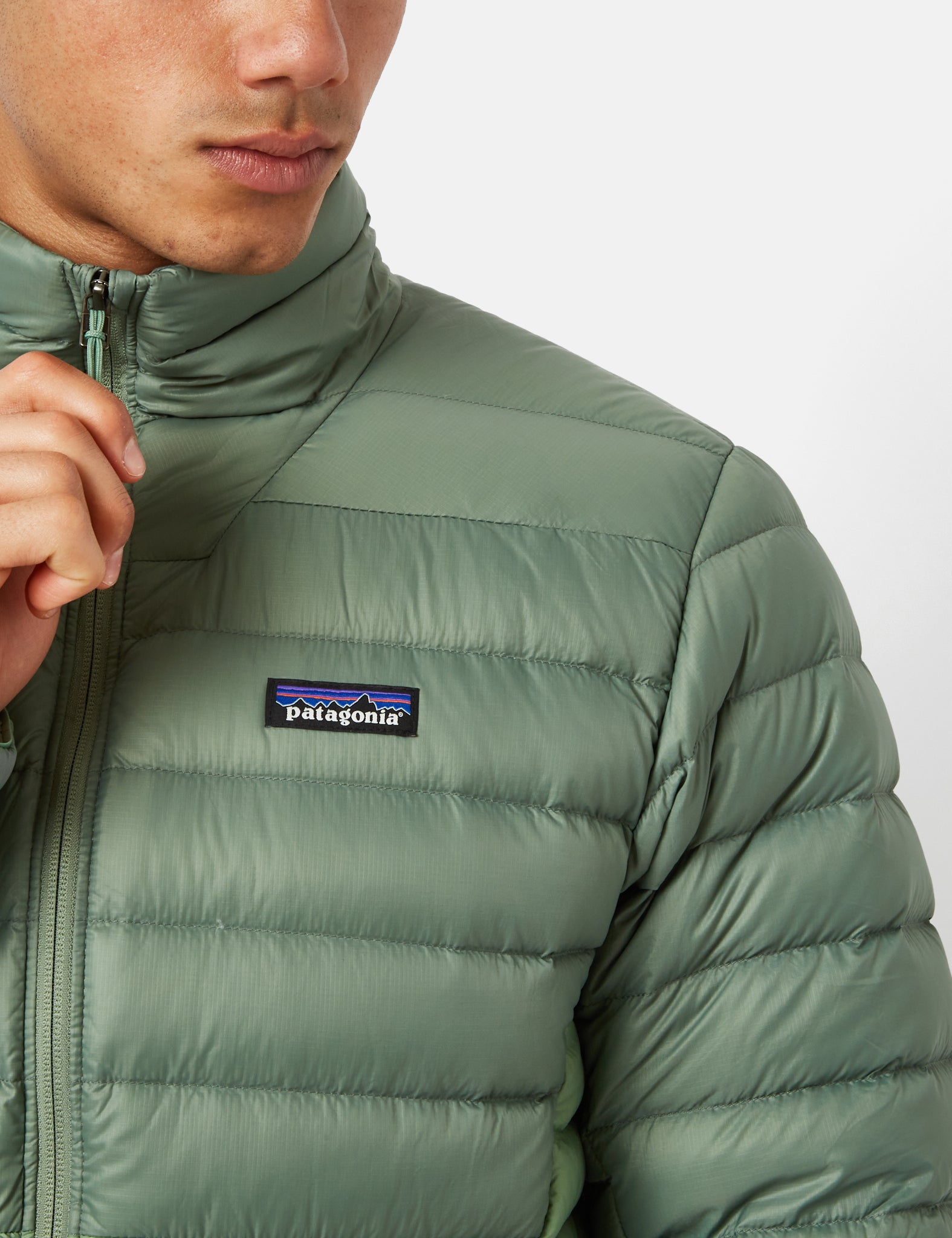 Patagonia Down Sweater Jacket Sedge Green Garmentory