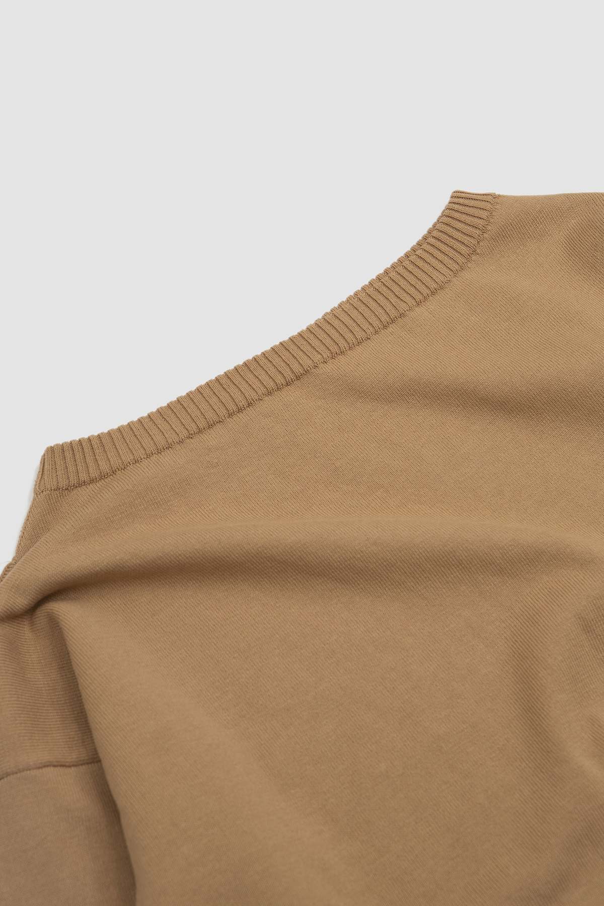Andersen-Andersen Boatsman LS Knitted T-Shirt - Camel | Garmentory