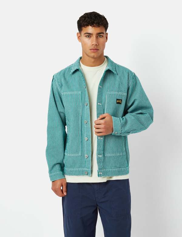Stan Ray Box Jacket - Agave Green Hickory | Garmentory