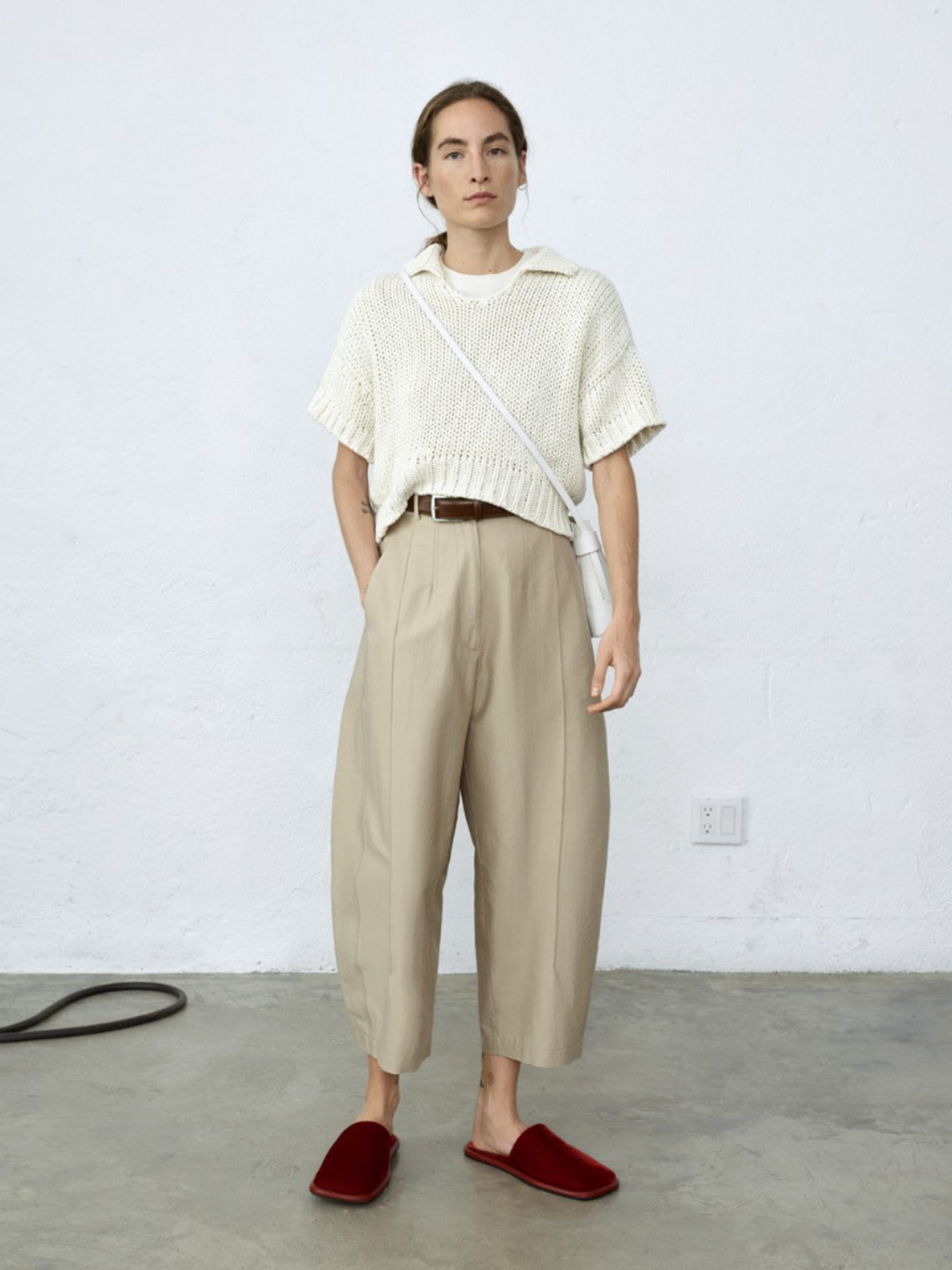 Cordera Padded Curved Pants in Toasted
