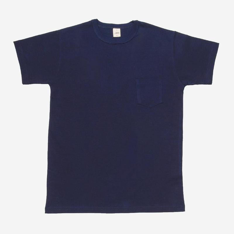 3Sixteen Heavyweight Pocket T-Shirt Indigo Garmentory