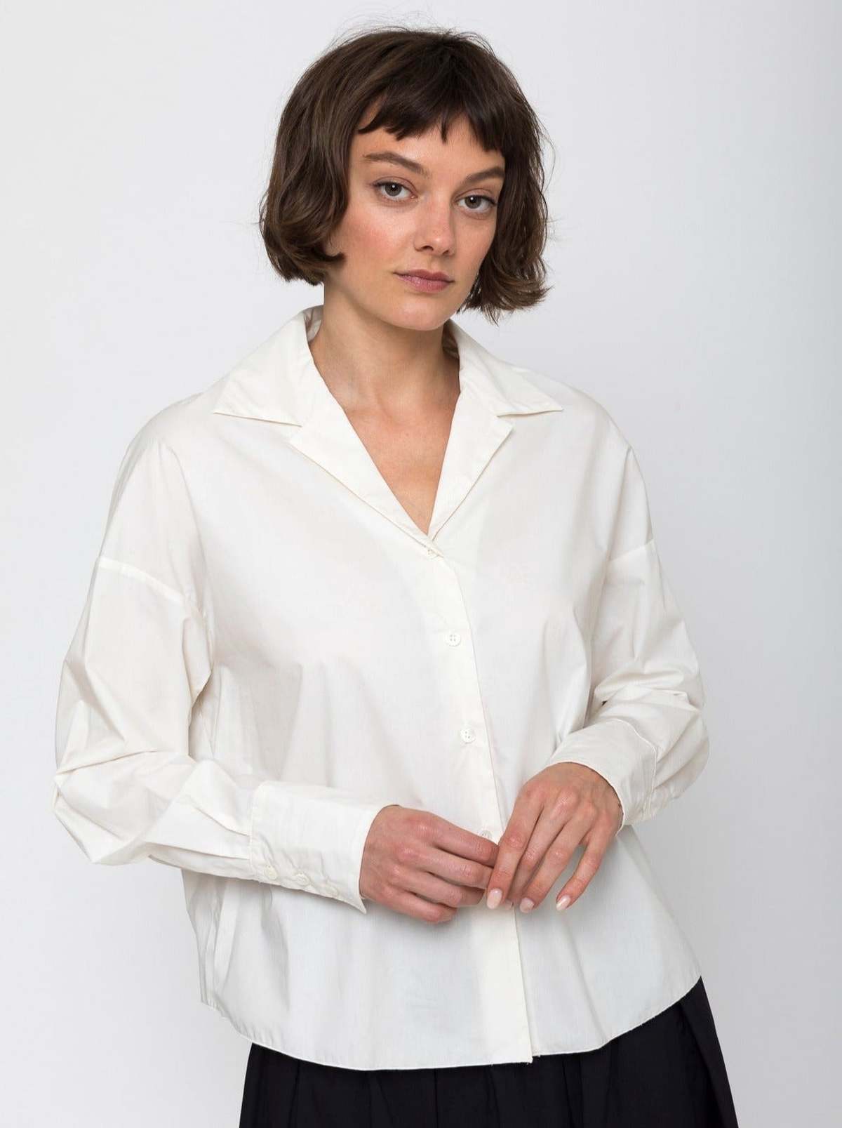 Susanne Bommer Lapel Blouse - Image 1 of 8