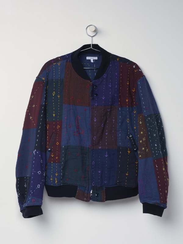 Engineered Garments Aviator Jacket - Navy Square Handstitch 