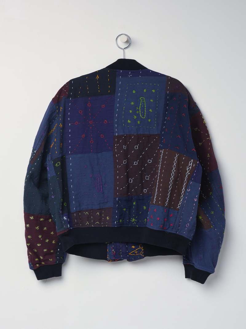 Engineered Garments Aviator Jacket - Navy Square Handstitch