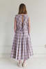 STORY mfg. BERGAMOT DRESS - LAVENDER CHECK BLOCK - Thumbnail 6