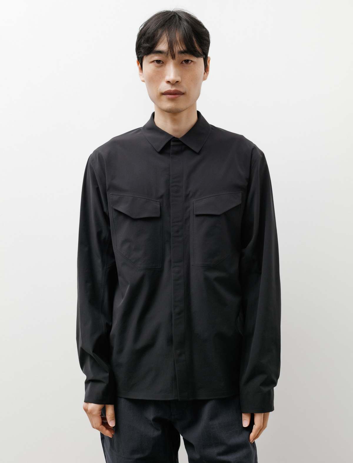 Veilance Field Shirt - Black | Garmentory