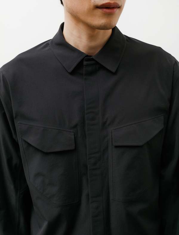 Veilance Field Shirt - Black | Garmentory
