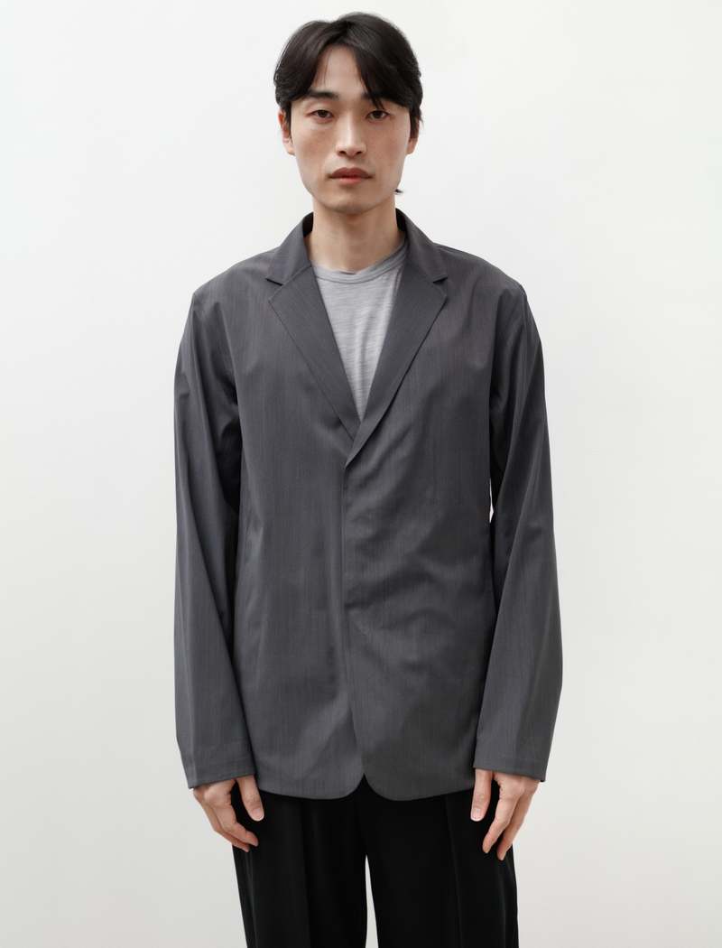 Veilance Mens Indisce Tech Wool Blazer - Graphite Heather | Garmentory
