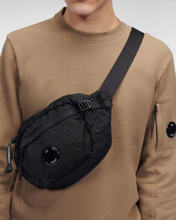 C.P. Company Nylon B Crossbody Pack - Black | Garmentory