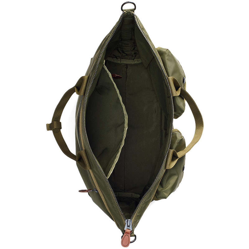 RRL Nylon Canvas Utility Messenger Bag - Olive Drab | Garmentory