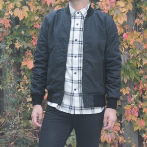 3Sixteen Stadium Jacket - Black Waxed 