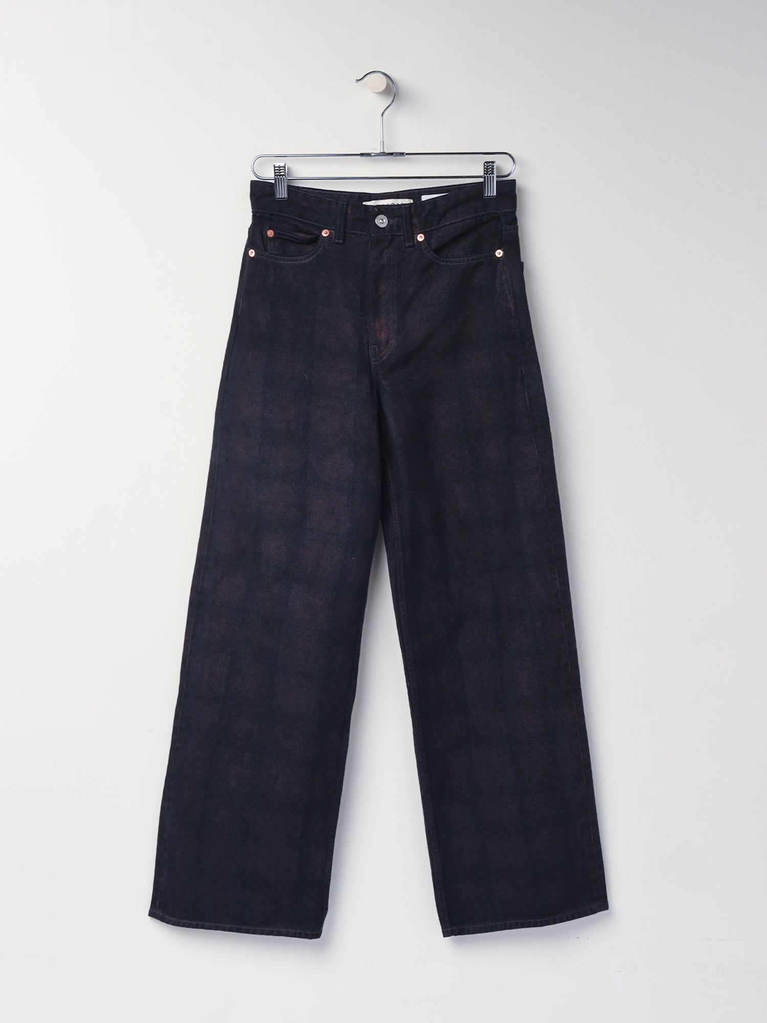 OUR LEGACY|JEANS (FULL CUT Overdyed Big Lumbercheck Pri Our Legacy Full Cut Pants - Overdyed Big Lumbercheck Print
