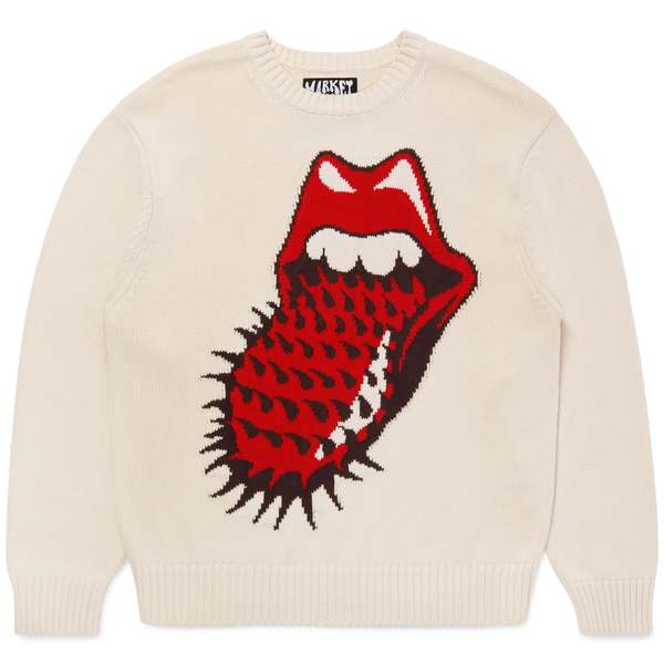 Market Rolling Stones Spiked Logo Sweater | Garmentory